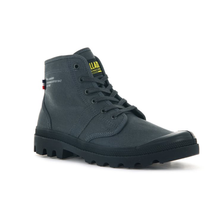 Palladium Pallabrousse Legion WAX Men's Boots Black | UK I536-ETD